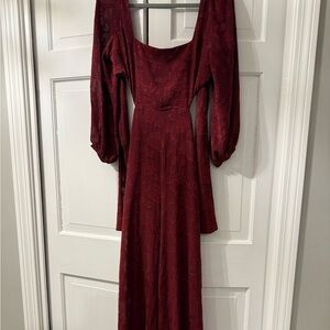 Audrey Parks medium gorgeous, maroon dress